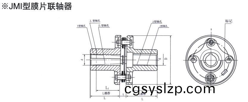 JMI型膜片聯(lián)軸器