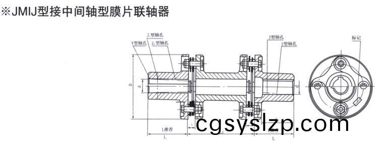 JMIJ接中間軸型膜片聯(lián)軸器