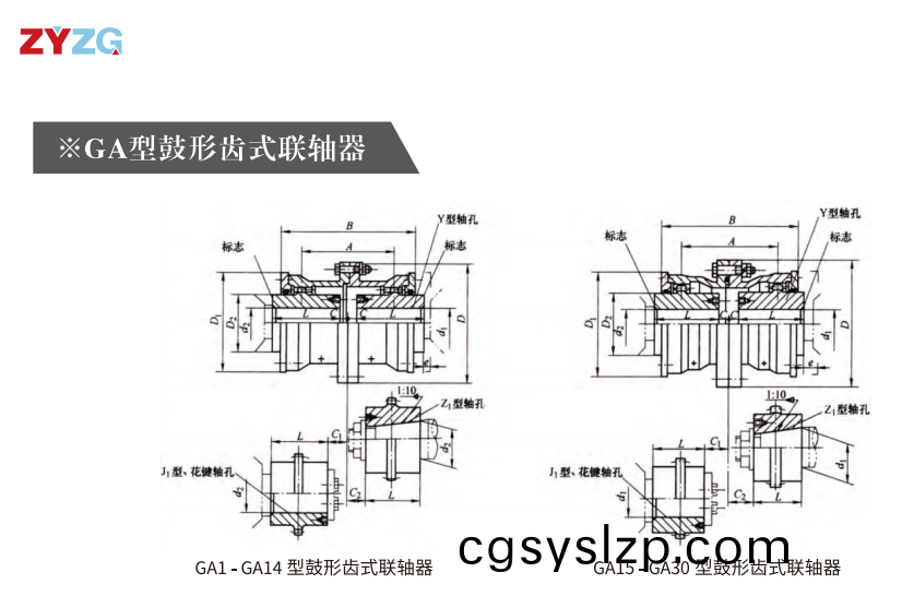 GA   型鼓形齒式聯(lián)軸器