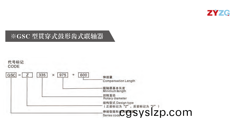 GSC  型貫穿式鼓形齒式聯(lián)軸器